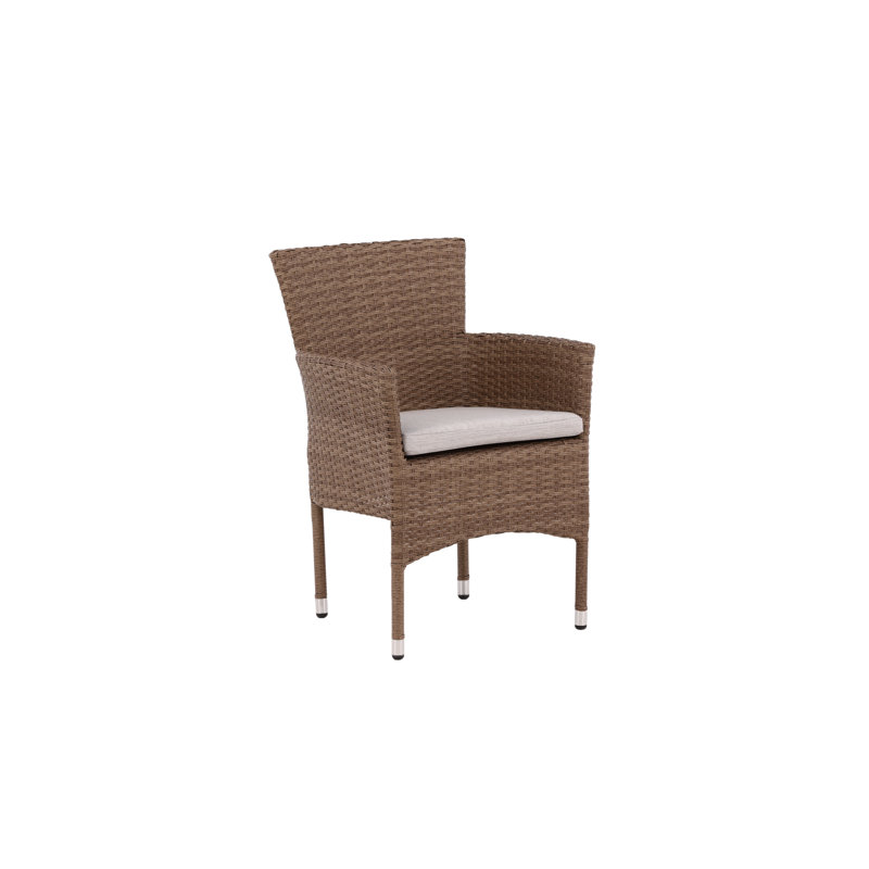 Annalia Aluminium DIning Chair, Natural, Beige