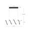 Luminaire suspendu linéaire moderne pour îlot de cuisine Synergy-64112381
