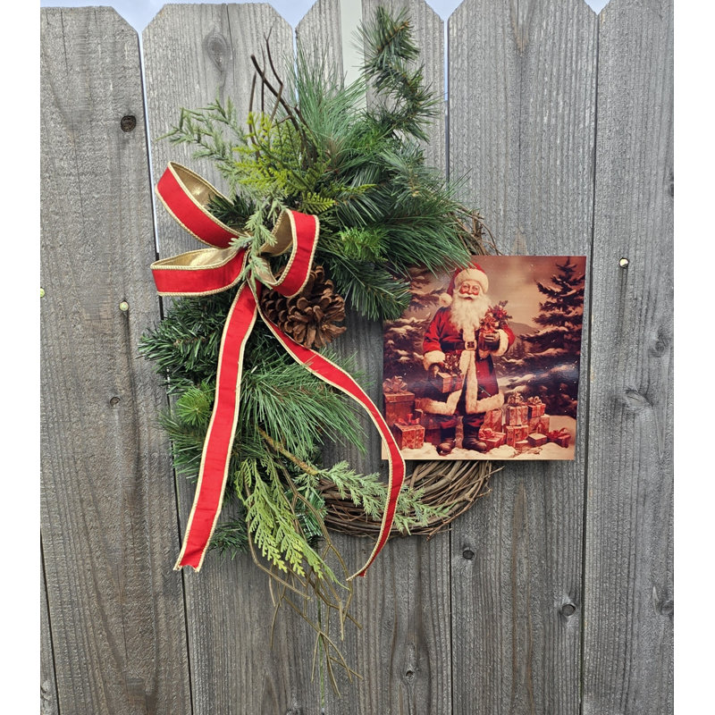 Couronnes de père Noël rétro