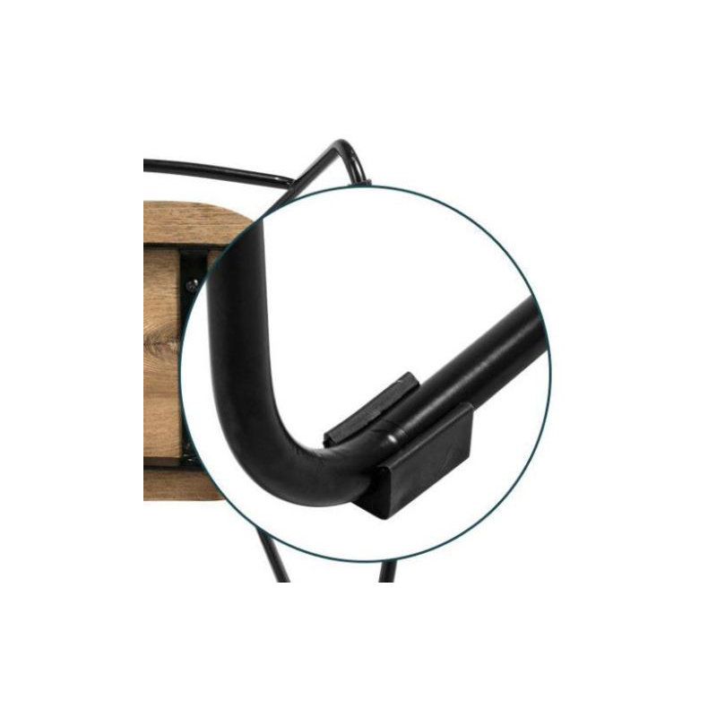 Hamlin Counter Stool with Metal Frame