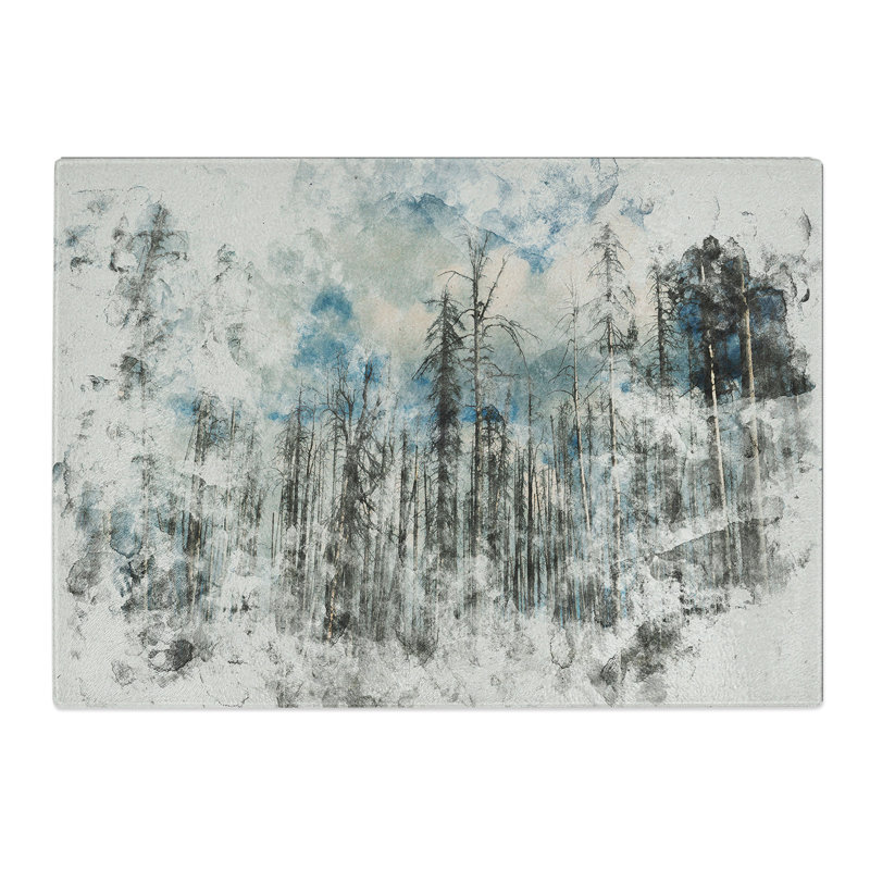 Winter Forest Vol.2 Chopping Board, 28.5cm W x 39cm L