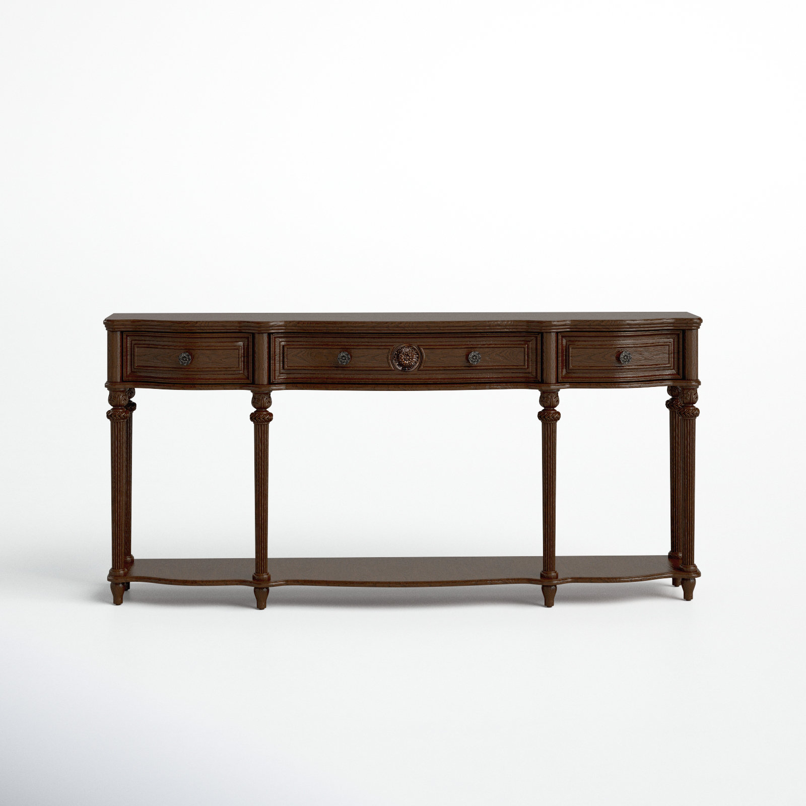 Balsam 72" Console Table, Vintage Oak