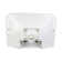 The Renovators Supply Inc. 21'' White Vitreous China Rectangular Bathroom Sink with Overflow