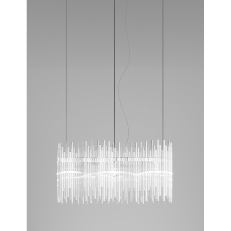 Diadema 3 - Light Pendant, Glossy Chrome
