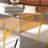 Dalee 39''W Mirrored Block Glass Rectangle Coffee Table With Unique Crackle Design