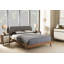 Polyester Weitzel, lit plateforme très grand, gris, H 42,72 po x l 86,39 po x L 87,6 po-2135629757-2135629756