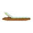 Acacia Wood Chaise Lounge with 2-Fold Thin Cushion-1812683138