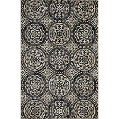 Darbyville Area Rug in Gray