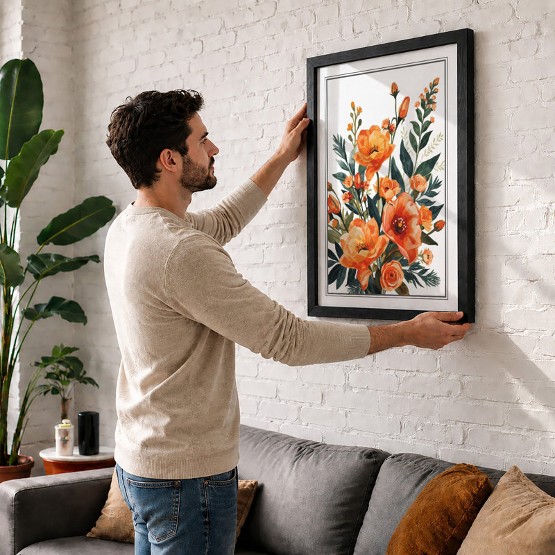 Bloom Study Botanical - Print, Walnut, A3 - 42.0 x 29.7 cm