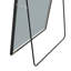 Miroir pleine grandeur en bois massif noir de quatrième génération, miroir de vestiaire, porche de chambre à coucher, miroir décoratif, magasin de vêtements, grand miroir sur pied, fixation murale. 71 po x 31,4 po
