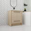 Meuble-lavabo autoportant en résine de 30 po avec 2 portes et 1 tiroir-119355587