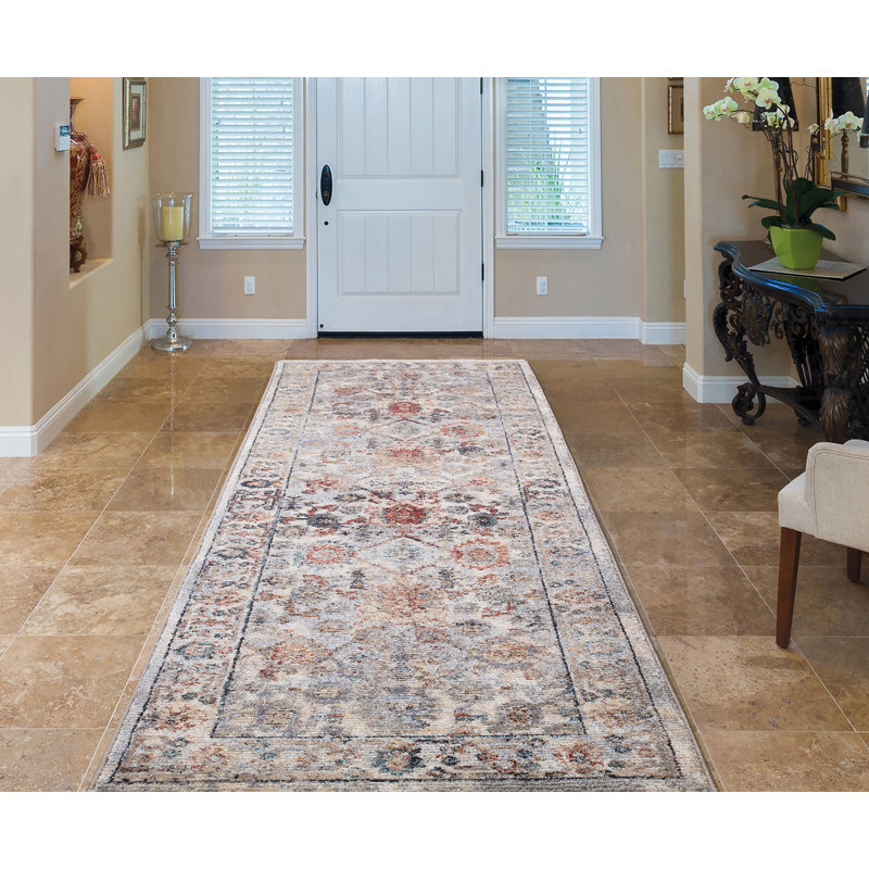 Emmajo ivoire marocain sans ivoire, Tapis de couloir 2 pi 3 po x 7 pi 3 po