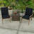 21" x 44" Outdoor Chair Cushion with Ties and Loop-478544814