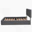 Lit plateforme tapissier avec 2 tiroirs et 1 lit gigogne