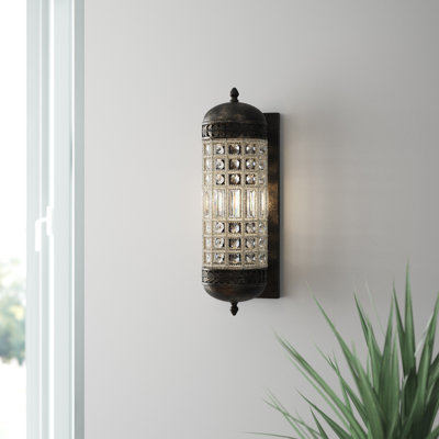 Blanche Steel Flush Mounted Sconce