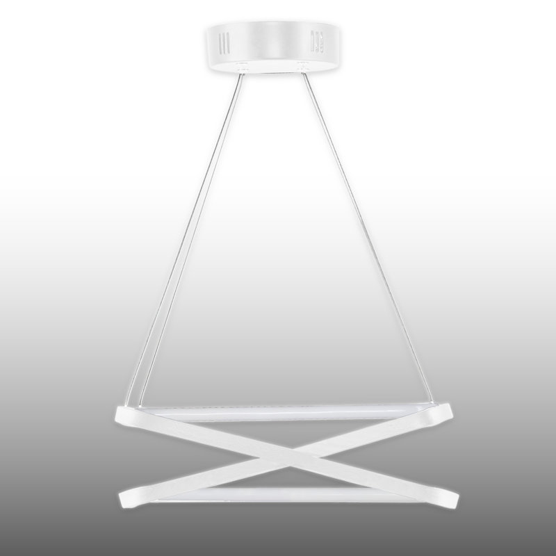 Lustre à hauteur réglable Intersect Linea X 4500 / 6500K, Blanc