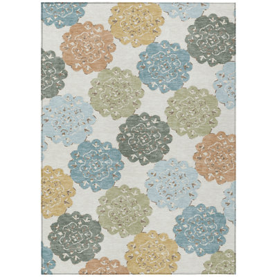 Machine Washable Indoor/Outdoor Adalaide ACN2353 Casual Rug