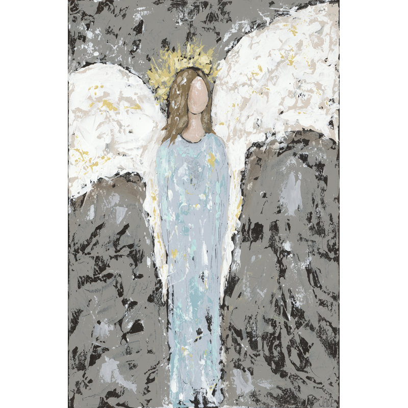 Anges tout le monde I, H 48 po x l 32 po x P 1,25 po
