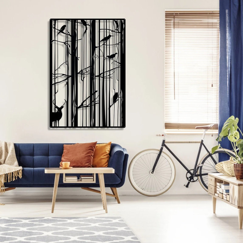Handmade Traditional Animals Wall Decor on Metal
