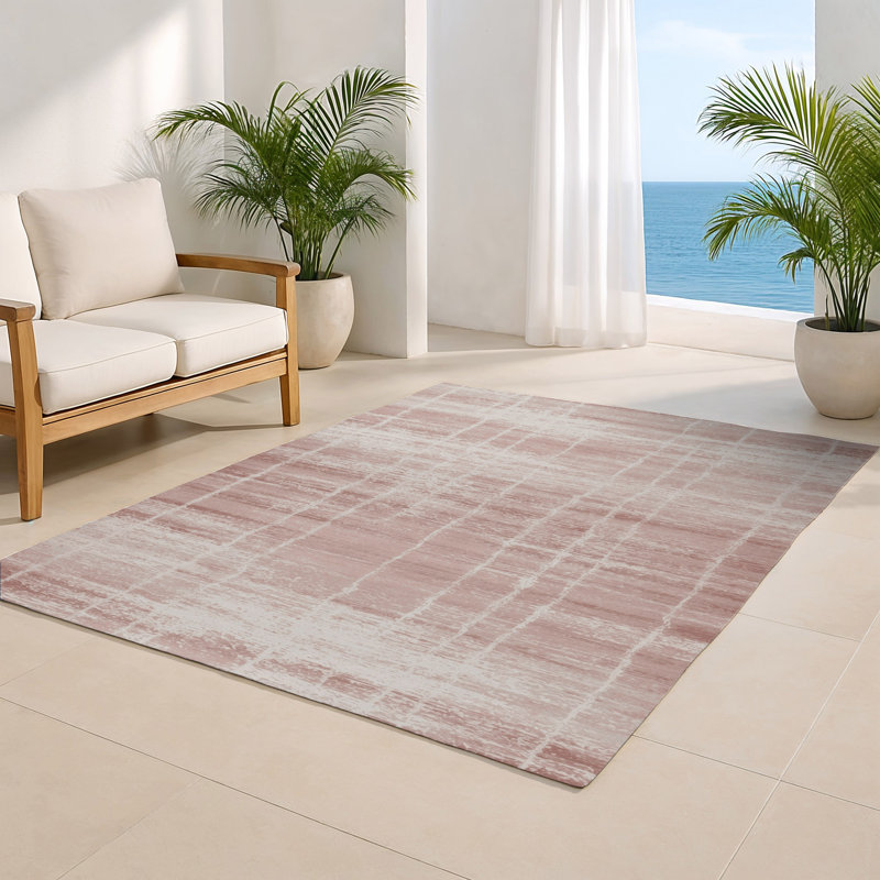 Tapis gris abstrait intérieur et extérieur, Rectangle 9 pi x 12 pi