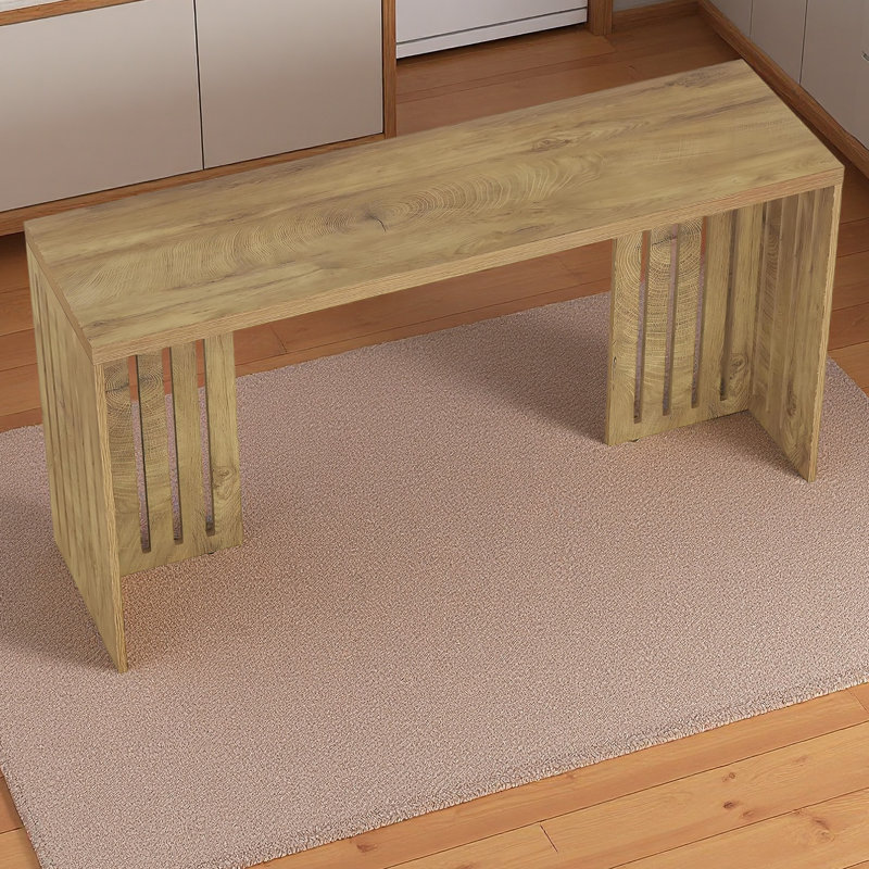 Rustic Kitchen Table,Wood Coffee Table,Rectangular Dining Table, Natural