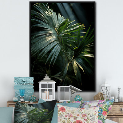 «Palm Trees Jungle I», reproduction sur toile florale