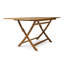 Nayoun 4 - Person Wood Patio Dining Set with Rectangular Table-1180043976