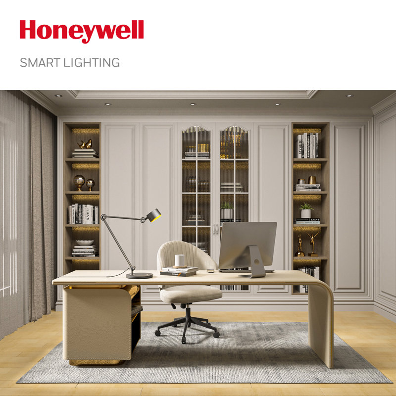 Honeywell 47Cm Full Metal Grey Desk Lamp