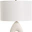 Lampe de table en pierre ivoire Catherene