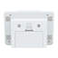 Réveille-matin numérique QHL096WLH, blanc