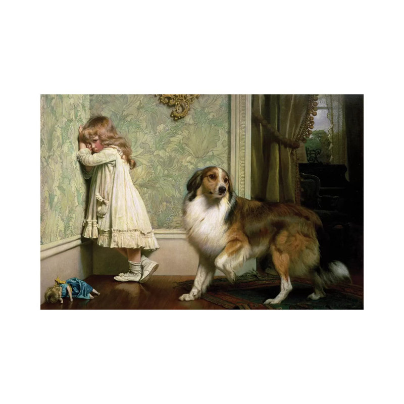 A Special Pleader, 1893 by Charles Burton Barber - Wrapped Canvas Painting, 66.04 cm H x 45.72 cm W x 3.175 cm D