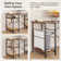 Haigh L Shaped Desk with Shelves 86.6 Inch, Reversible Corner Computer Desk or 2 Person Long Table