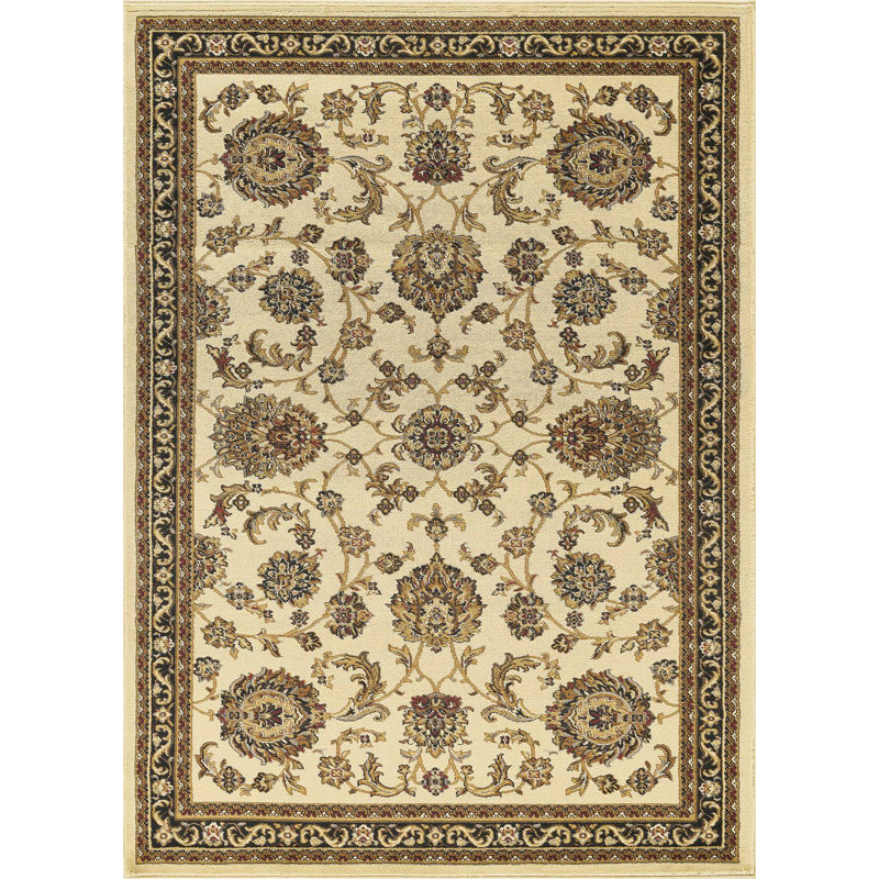 Classic GC_VIN5011 Cream 7 Ft. 10 In. X 10 Ft. 3 In. Area Rug, Rectangle 7'1" x 10'4"