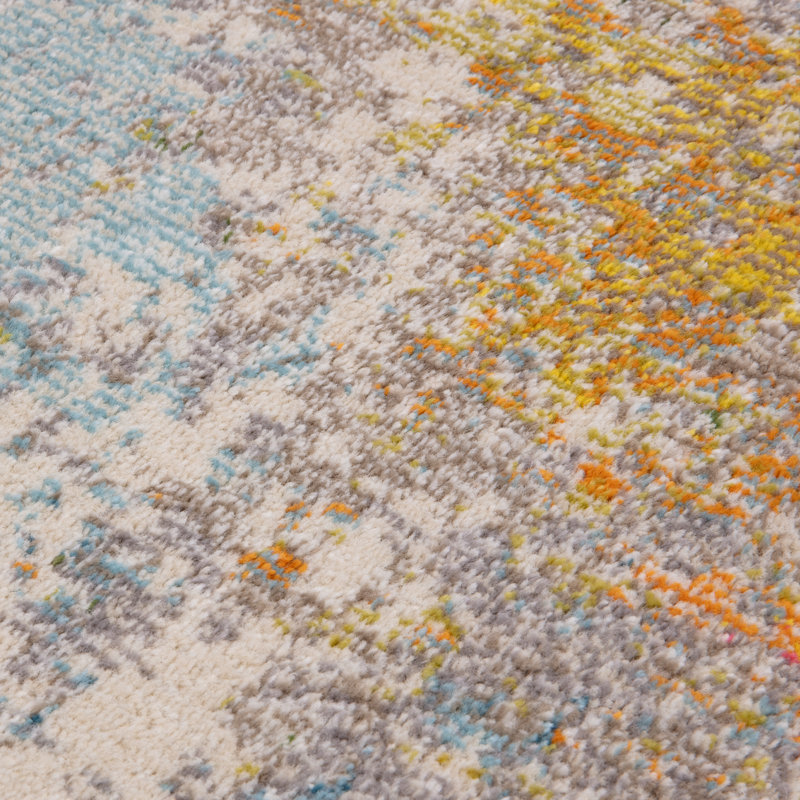 Antebi Abstract Area Rug, Rectangle 80 x 150 cm
