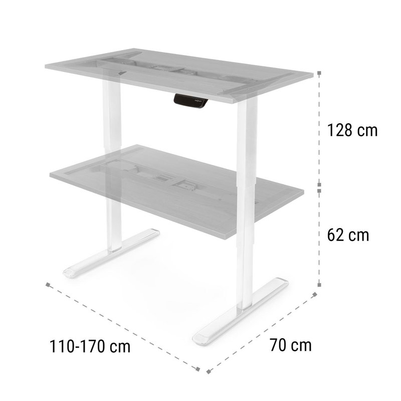 Adjustable Metal Base Standing Desk