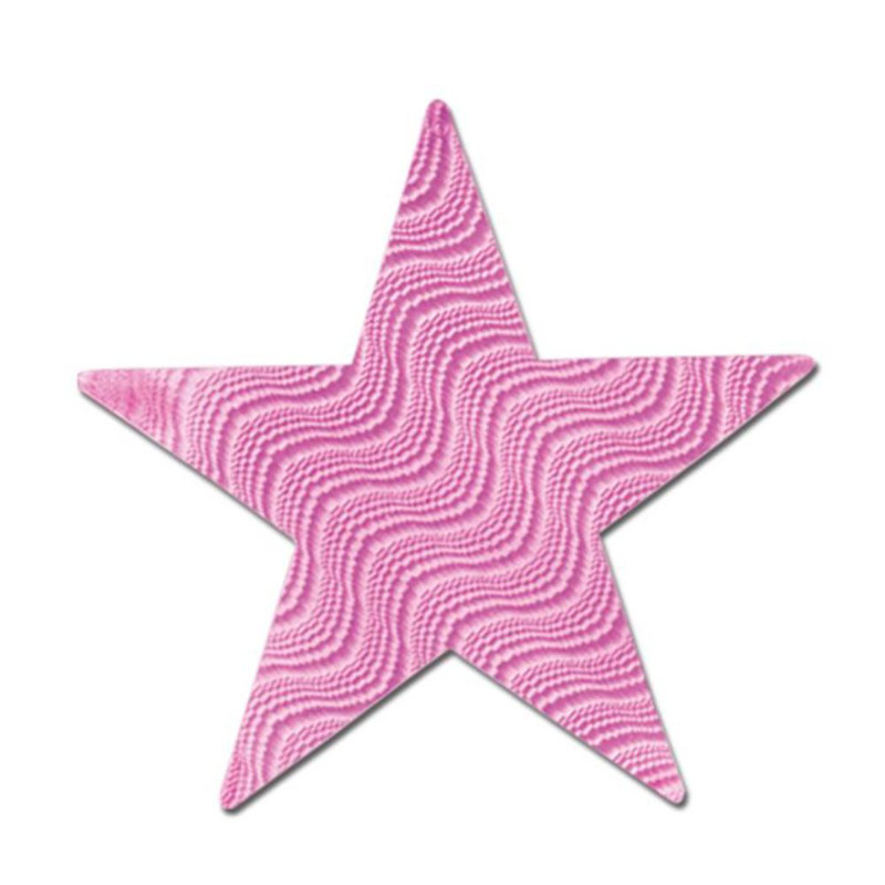 Embossed Foil Star Cutout