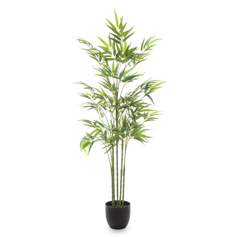 130cm Faux Bamboo Tree in Earthenware Pot