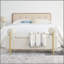 Élégant banc de rangement rembourré en lin avec accoudoirs cylindriques et pieds en fer pour le couloir du salon, beige-129931508