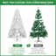 Arbre de Noël blanc 7,5 pi avec fil mémoire, arbre en PVC artificiel à charnière de 1200 pointes, arbre de Noël à assemblage facile pour les décorations intérieures (ornements non inclus)-329428336