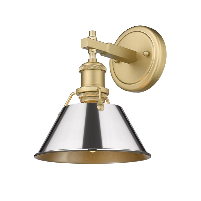 Éclairage pour meuble-lavabo en acier à intensité variable Felda, Chromé, Bronze champagne brossé, Deux lumières