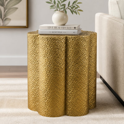 Iron Top End Table