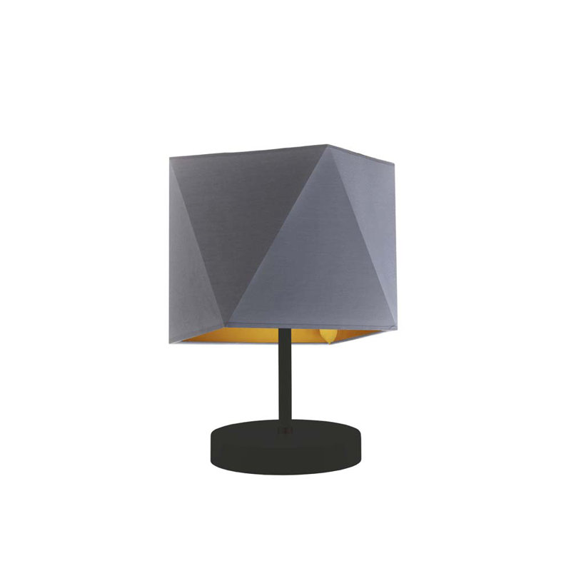 Capressa Metal Desk Lamp, Black, Grey