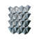 Huge Diamond 3" x 3" Metal Mosaic Tile in Gray