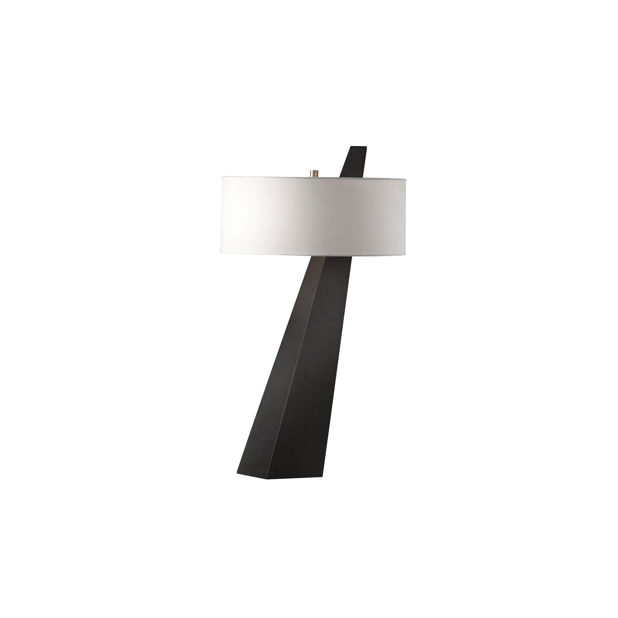 Obelisk Desk Lamp, Black Oak