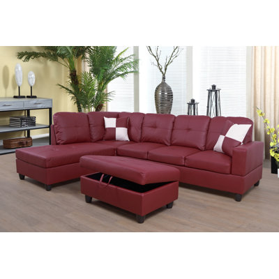 Canapé et chaise longue avec repose-pieds Beesley