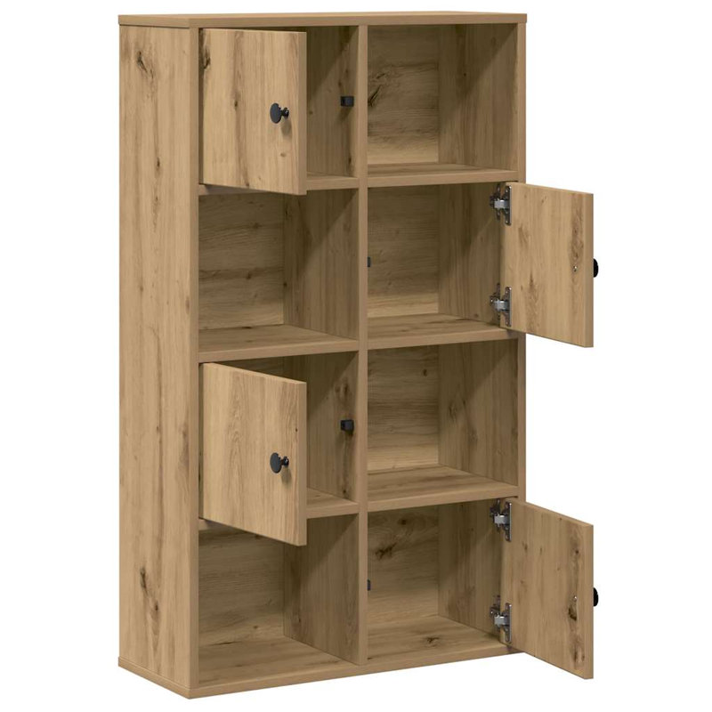 Anagnos 101.5cm H x 60cm W Bookcase, Artisan Oak