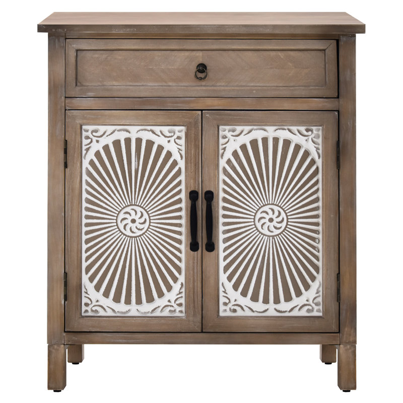 Solid Wood Accent Cabinet