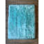 Tapis bleu en simili peau de mouton tissé à la machine Mar Vista-847422644