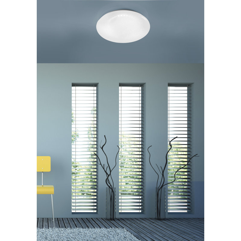 Eskridge LED Flush Mount, 9cm H x 25cm W x 25cm D