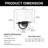 13inch Flush Mounted Wall Sconces with Half-Round Shades